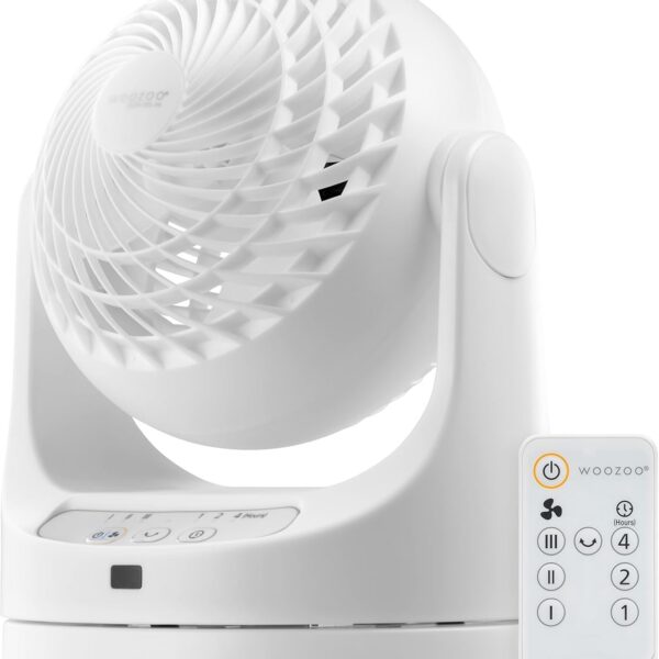Woozoo 3-Speed Desk Fan with Remote