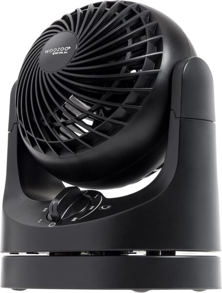 Woozoo Mini Desk Fan (3-Speed, Ultra Compact)