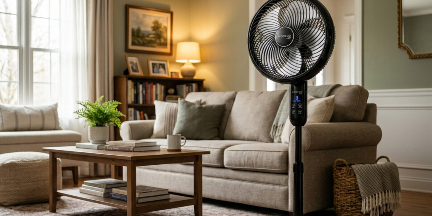 Woozoo Pedestal Fan Review: 360° Standing Fan Specs & Performance
